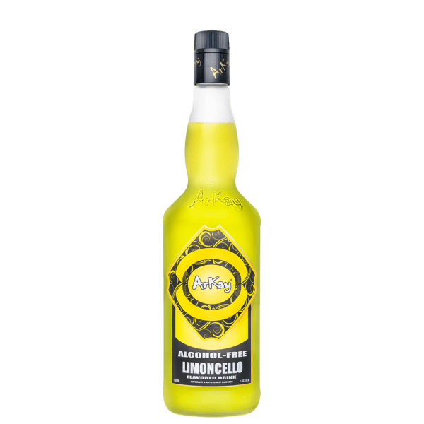 Deal 12 Bottles Arkay Version of Zero Proof Lemoncello Flavoured 33.3 FL OZ / 1 Liter