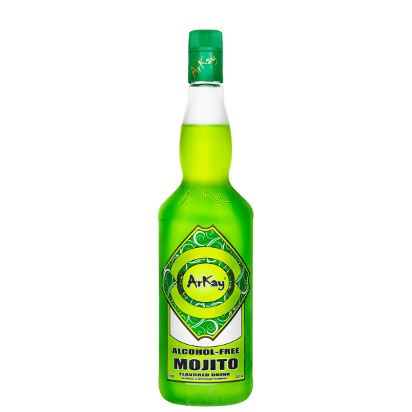 Deal 12 Bottles Arkay Version of Zero Proof Mojito Flavoured 33.3 FL OZ / 1 Liter