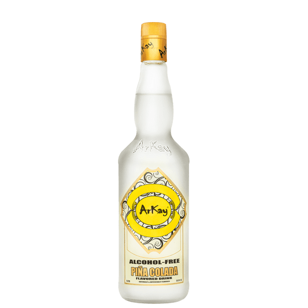 Deal 24 Bottles Arkay Version of Zero Proof Pina Colada Flavoured 33.3 FL OZ / 1 Liter