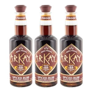 Deal 36 Bottles Arkay Zero Proof Spiced Rum Alternative