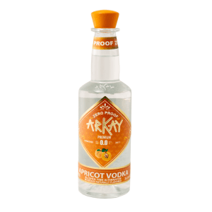Deal 12 Bottles ArKay Apricot Vodka Zero Proof Spirits 33.3 FL OZ / 1 Liter