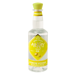 Deal 12 Bottles Arkay Lemon Vodka Zero Proof Spirits 33.3 FL OZ / 1 Liter